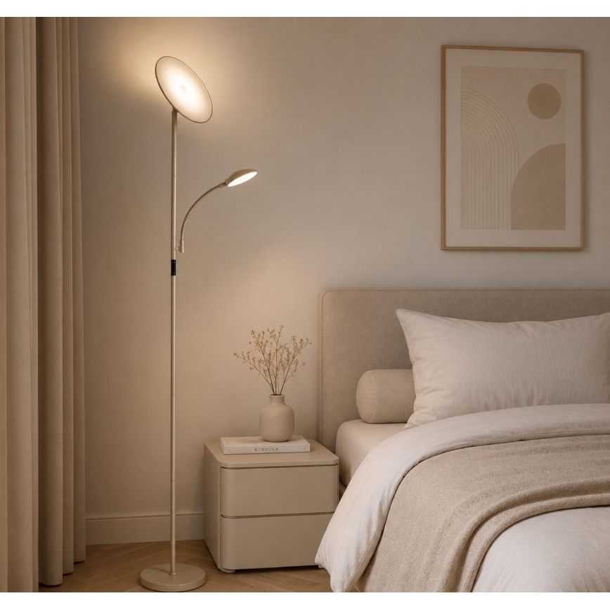 Rabalux - Zatemnjevalna LED talna svetilka LED/23W/230V 3000/4200/6500 bež
