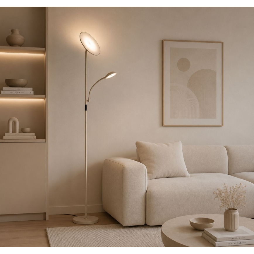 Rabalux - Zatemnjevalna LED talna svetilka LED/23W/230V 3000/4200/6500 bež