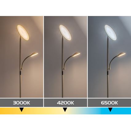 Rabalux - Zatemnjevalna LED talna svetilka LED/23W/230V 3000/4200/6500 bež
