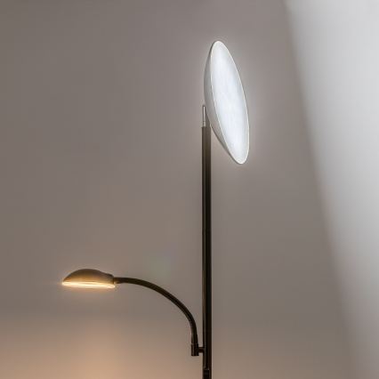Rabalux - LED zatemnitvena stoječa svetilka LED/23W/230V 3000/4200/6500 črna