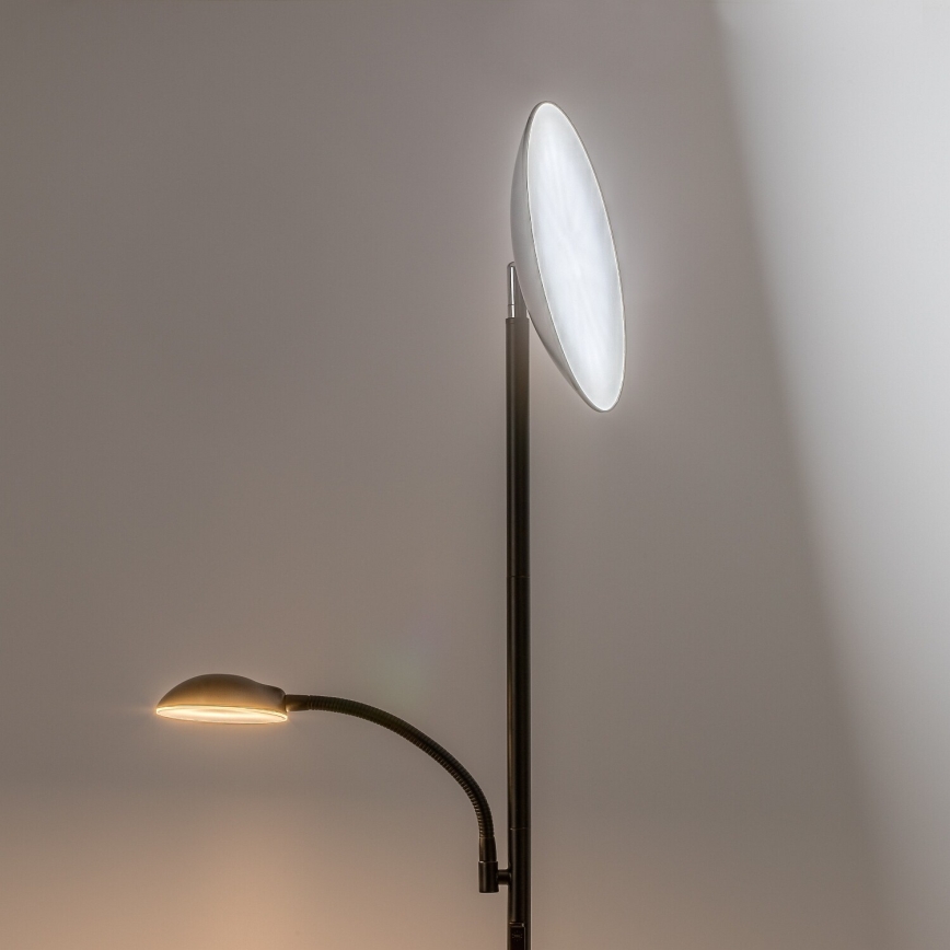 Rabalux - LED zatemnitvena stoječa svetilka LED/23W/230V 3000/4200/6500 črna