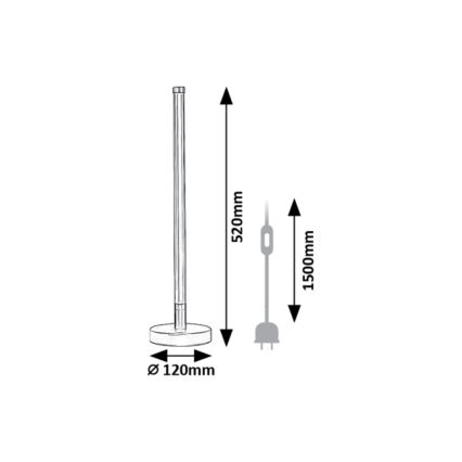 Rabalux - LED Namizna svetilka LED/8W/230V 3000K
