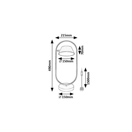 Rabalux - LED Namizna svetilka LED/6W/230V 3000K