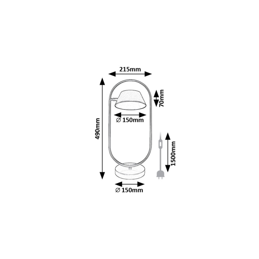 Rabalux - LED Namizna svetilka LED/6W/230V 3000K
