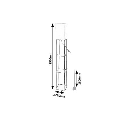Rabalux - Talna svetilka s polico 1xE27/40W/230V