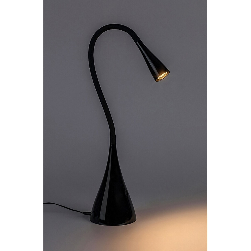 Rabalux - LED Zatemnitvena namizna svetilka na dotik LED/4W/230V 3000K črna