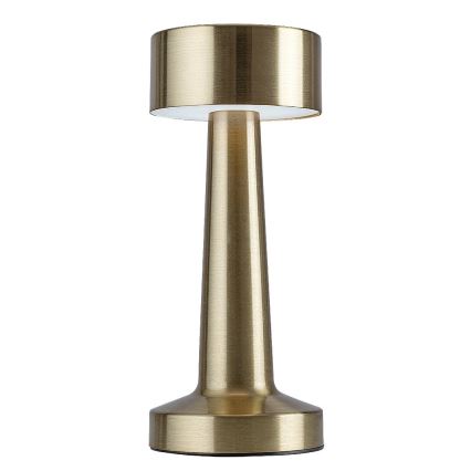 Rabalux - LED Polnilna namizna svetilka na dotik LED/2,7W/5V 1200mAh 3000/4000/6000K zlata