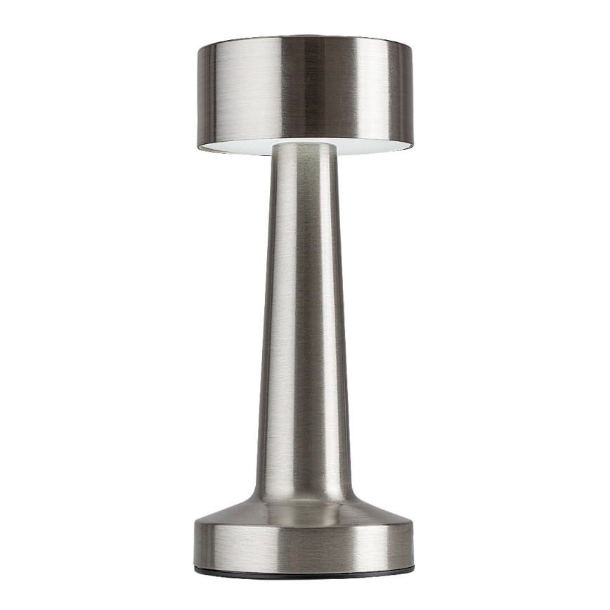 Rabalux - LED Polnilna namizna svetilka na dotik LED/2,7W/5V 1200mAh 3000/4000/6000K mat krom