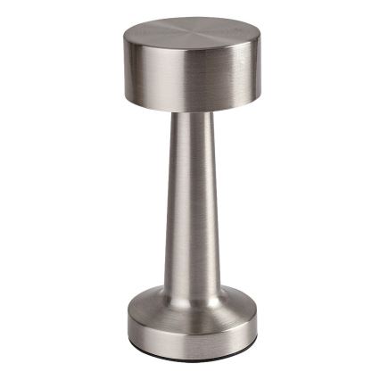 Rabalux - LED Polnilna namizna svetilka na dotik LED/2,7W/5V 1200mAh 3000/4000/6000K mat krom
