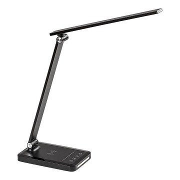 Rabalux 74213 - LED Zatemnitven flexible namizna svetilka z brezžičnim polnilnikom QI in USB LED/5W/5V 3000-6500K