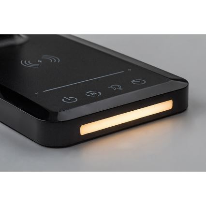 Rabalux 74213 - LED Zatemnitven flexible namizna svetilka z brezžičnim polnilnikom QI in USB LED/5W/5V 3000-6500K