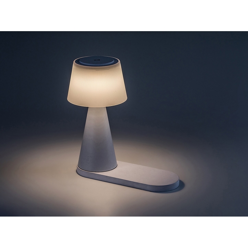 Rabalux - LED Zatemnitvena polnilna namizna svetilka z brezžičnim polnilnikom LED/5W/5V 3000/4000/5000K