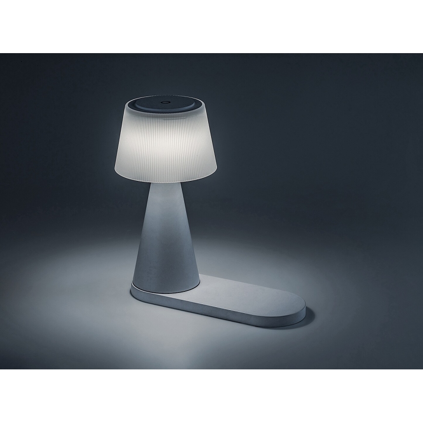 Rabalux - LED Zatemnitvena polnilna namizna svetilka z brezžičnim polnilnikom LED/5W/5V 3000/4000/5000K