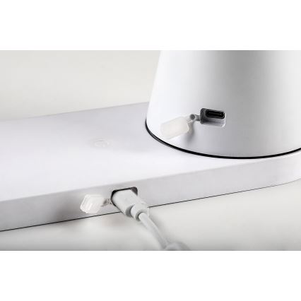 Rabalux - LED Zatemnitvena polnilna namizna svetilka z brezžičnim polnilnikom LED/5W/5V 3000/4000/5000K
