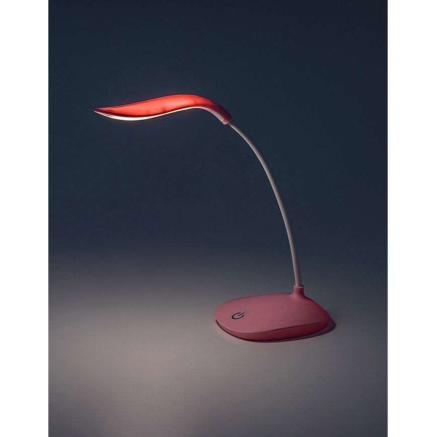 Rabalux - LED Zatemnitven flexible namizna svetilka LED/2W/5V roza