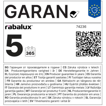 Rabalux - LED Zatemnitven flexible namizna svetilka LED/2W/5V roza