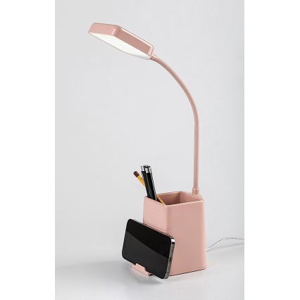 Rabalux - LED Zatemnitvena namizna svetilka LED/6W/230V 5000K roza