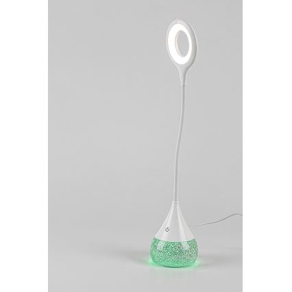 Rabalux - LED RGB Zatemnitvena namizna svetilka LED/4W/230V bela