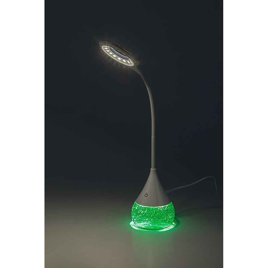 Rabalux - LED RGB Zatemnitvena namizna svetilka LED/4W/230V bela