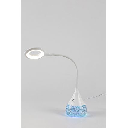 Rabalux - LED RGB Zatemnitvena namizna svetilka LED/4W/230V bela