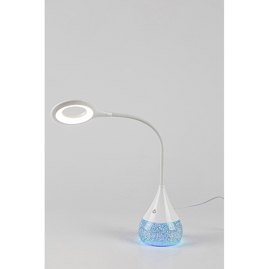 Rabalux - LED RGB Zatemnitvena namizna svetilka LED/4W/230V bela