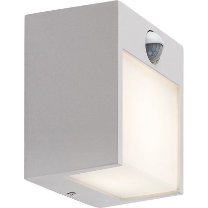 Rabalux - LED Zunanja stenska svetilka s senzorjem LED/12W/230V bela IP44