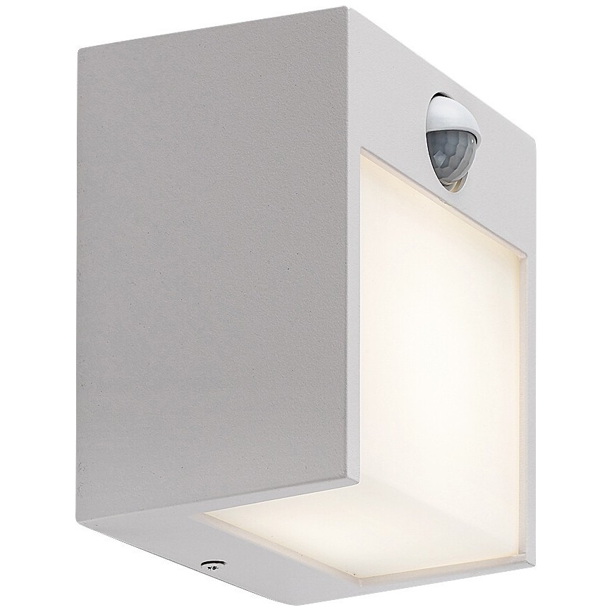 Rabalux - LED Zunanja stenska svetilka s senzorjem LED/12W/230V bela IP44
