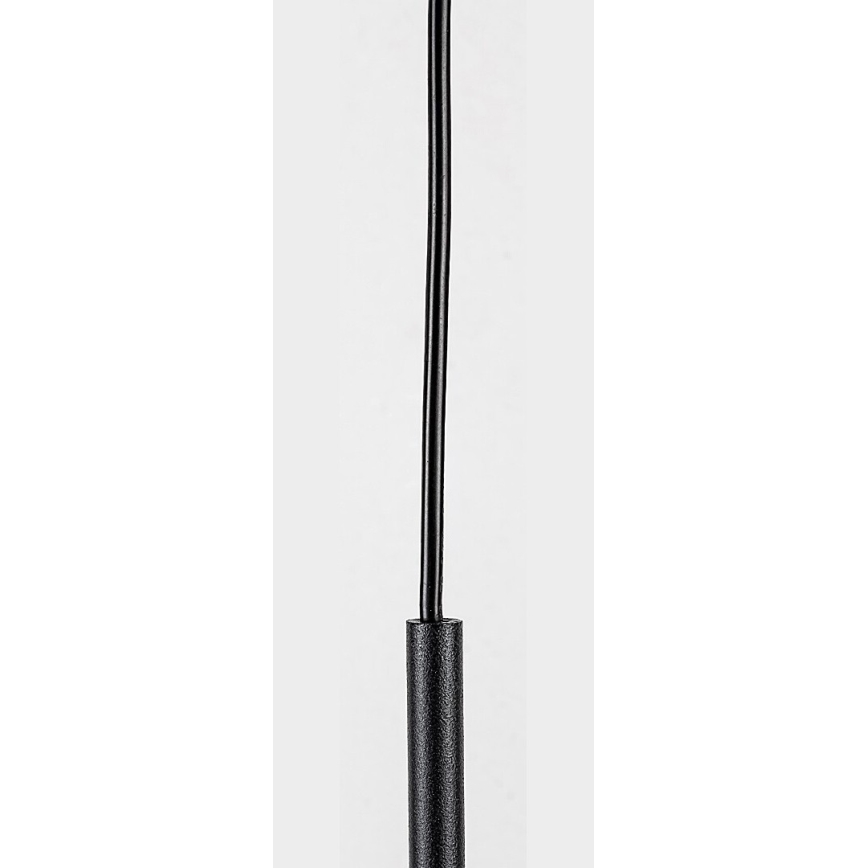 Rabalux - Kopalniški lestenec na vrvici 1xE27/15W/230V črna IP44
