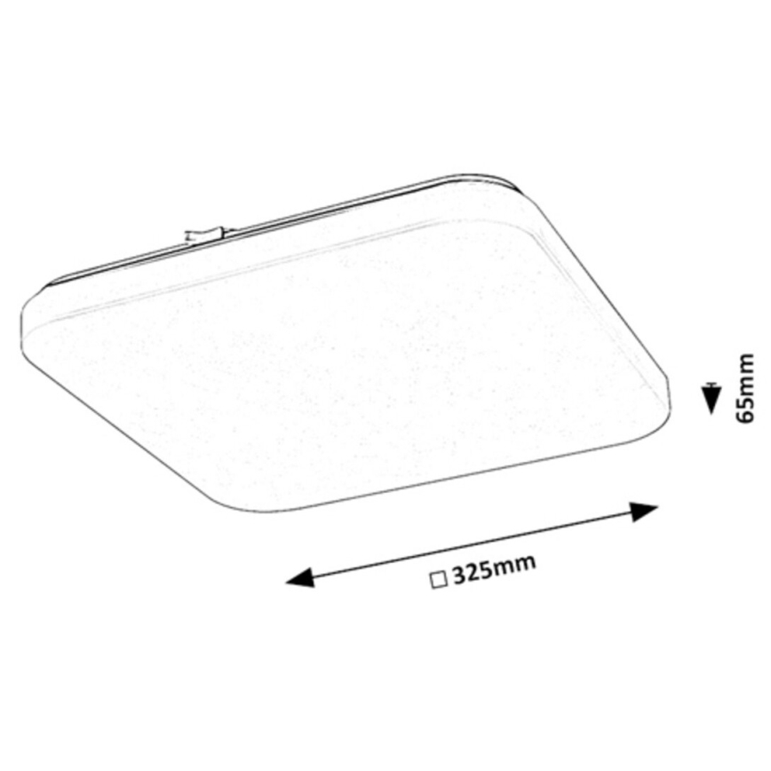 Rabalux - LED Stropna svetilka s senzorjem LED/20W/230V 4000K 32x32cm