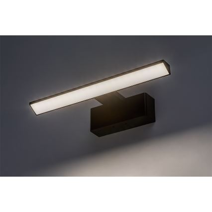 Rabalux - LED kopalniška svetilka za ogledalo LED/6W/230V IP44 30 cm črna