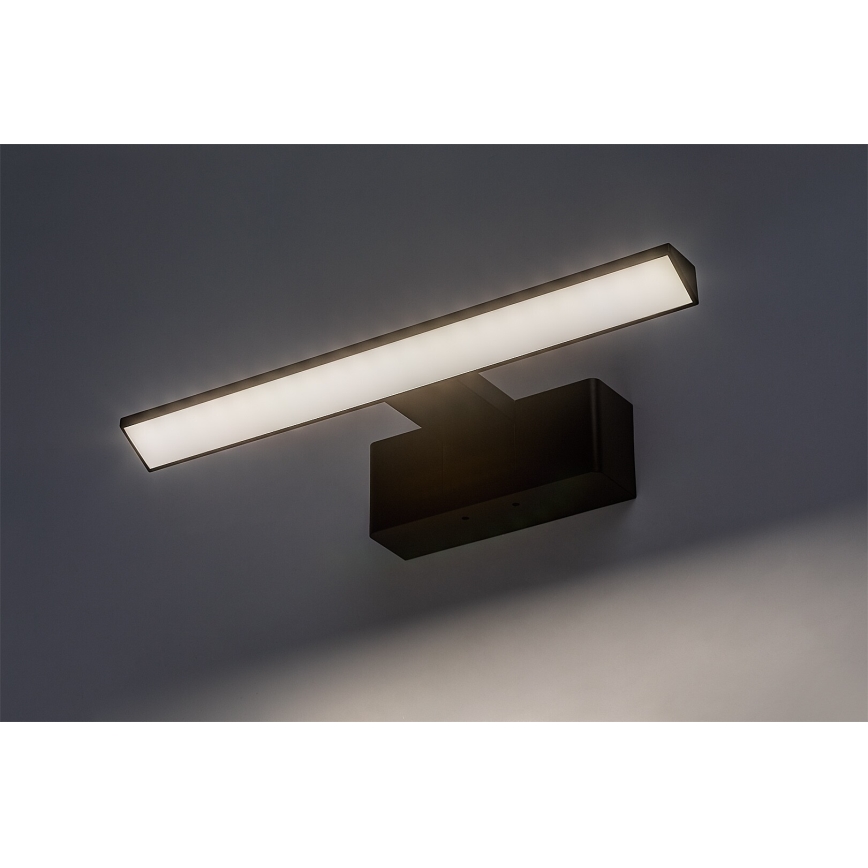 Rabalux - LED kopalniška svetilka za ogledalo LED/6W/230V IP44 30 cm črna