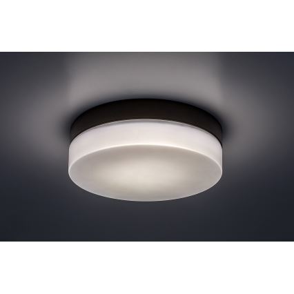 Rabalux - LED Kopalniška stropna svetilka LED/18W/230V IP44 4000K pr. 28 cm črna
