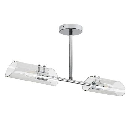 Rabalux - Kopalniški lestenec na drogu 2xE14/12W/230V IP44 sijajni krom