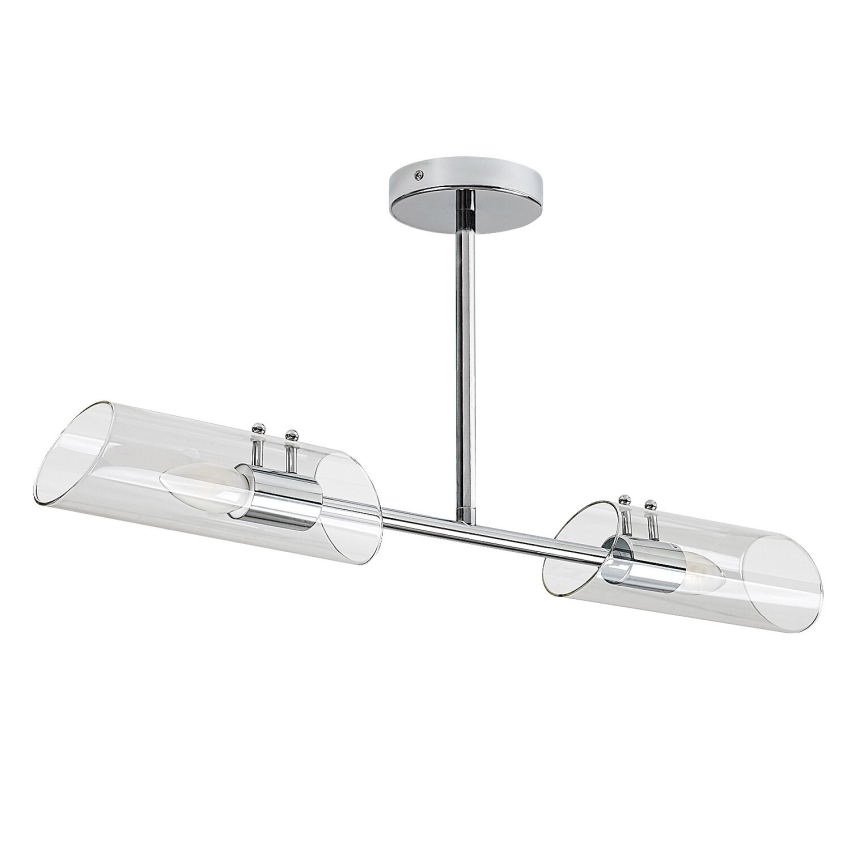 Rabalux - Kopalniški lestenec na drogu 2xE14/12W/230V IP44 sijajni krom