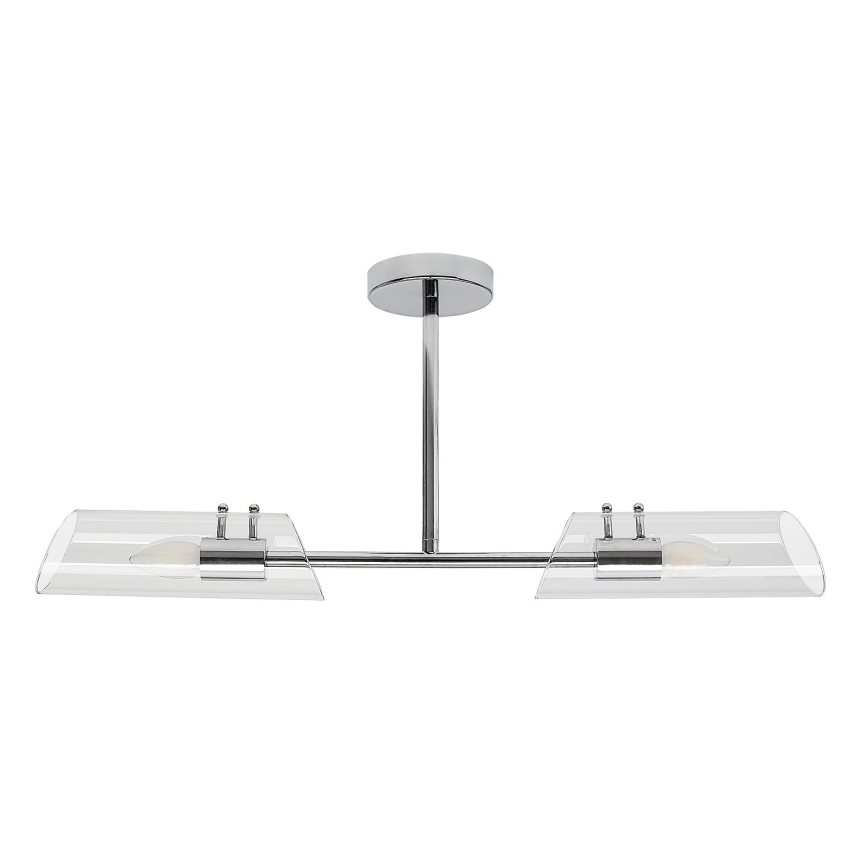 Rabalux - Kopalniški lestenec na drogu 2xE14/12W/230V IP44 sijajni krom