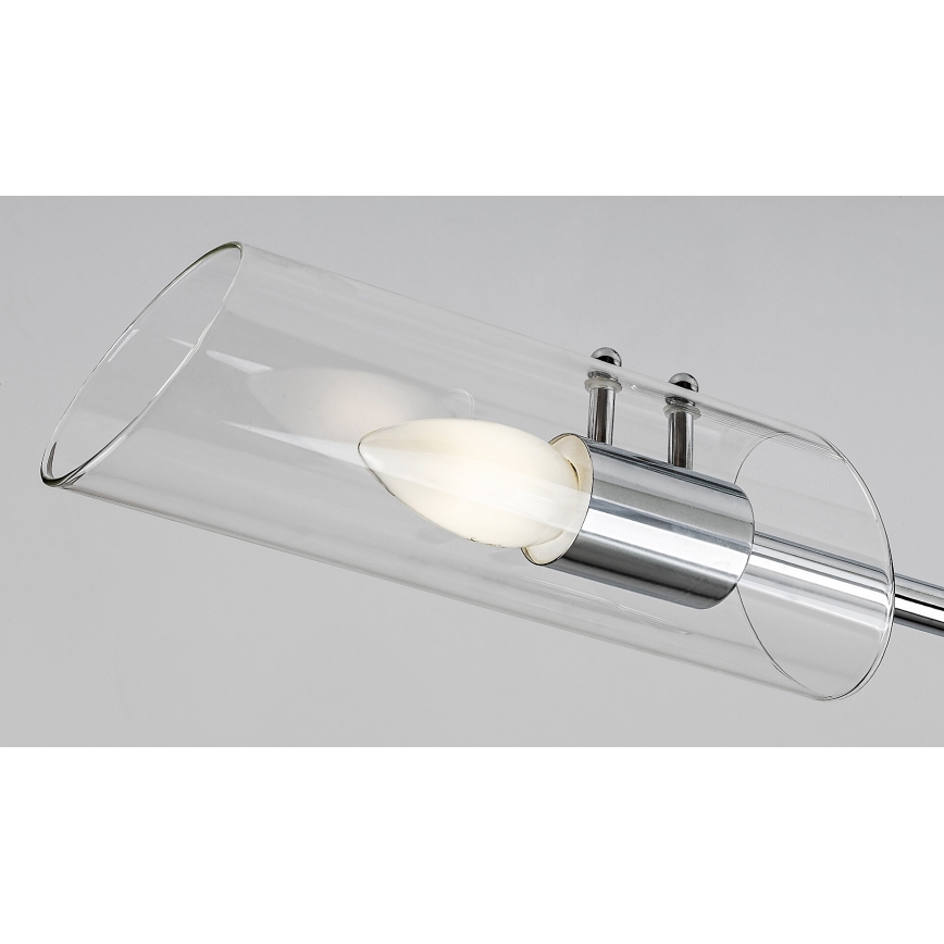 Rabalux - Kopalniški lestenec na drogu 2xE14/12W/230V IP44 sijajni krom