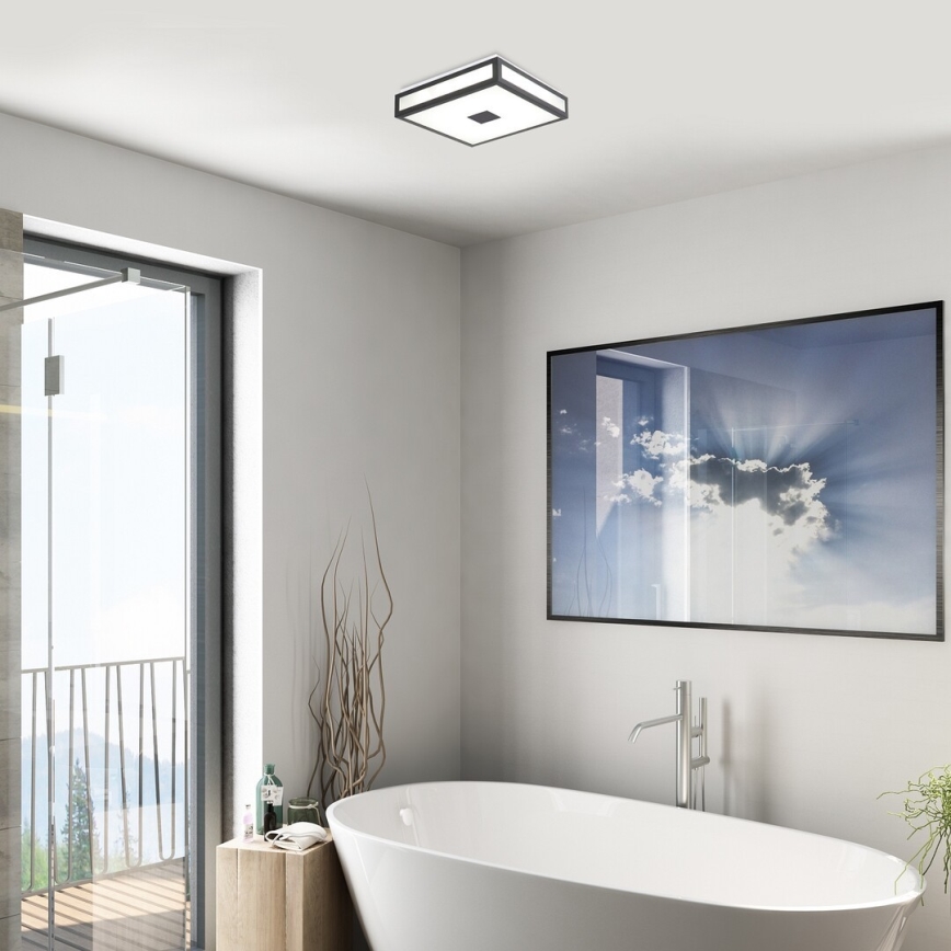 Rabalux - LED Kopalniška stropna svetilka LED/18W/230V IP44 črna