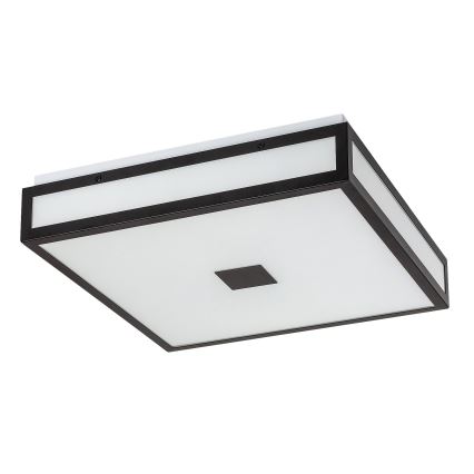Rabalux - LED stropno svetilo za kopalnico, 18 W, 230 V, IP44, črna, 30 x 30 cm