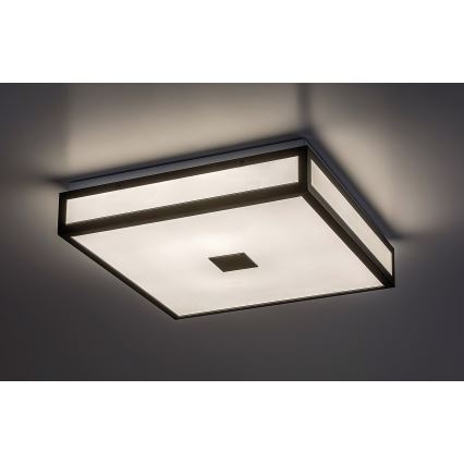 Rabalux - LED Kopalniška stropna svetilka LED/24W/230V IP44 4000K 40x40 cm črna