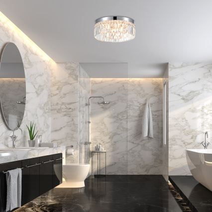 Rabalux - Kopalniška stropna svetilka 6×G9/28W/230V IP44 Ø 35 cm