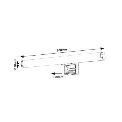 Rabalux - LED Kopalniška luč za osvetlitev ogledala LED/5W/230V IP44