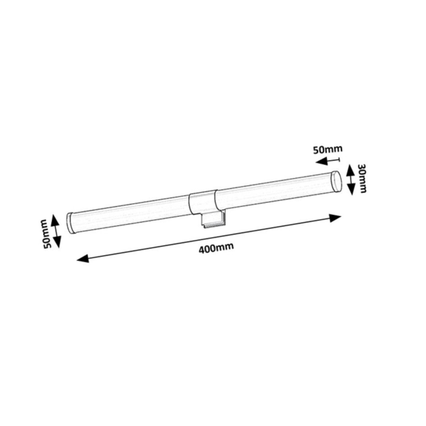 Rabalux - LED kopalniška osvetlitev za ogledalo LED/6W/230V IP44 40 cm