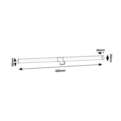 Rabalux - LED kopalniška osvetlitev za ogledalo LED/8W/230V IP44 60 cm