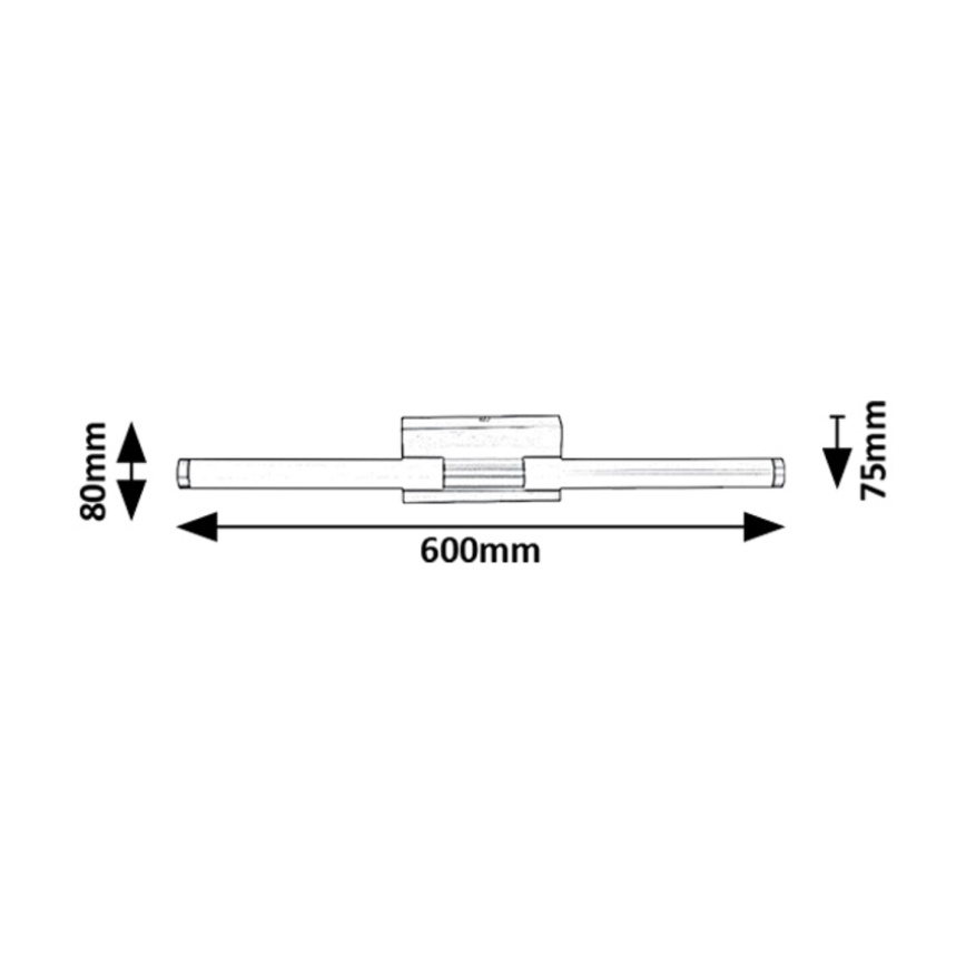 Rabalux - LED Kopalniška stenska svetilka LED/8W/230V 4000K IP44