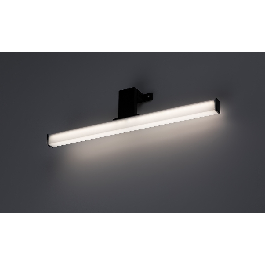Rabalux - LED kopalniška svetilka za ogledalo, 6 W, 230 V, IP44, 40 cm, črna
