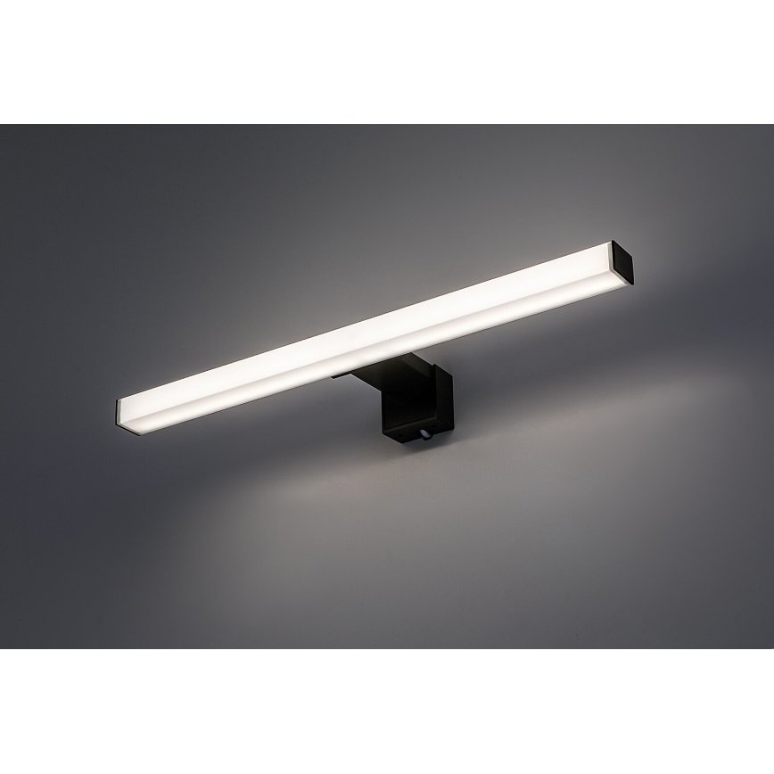 Rabalux - LED kopalniška svetilka za ogledalo, 6 W, 230 V, IP44, 40 cm, črna