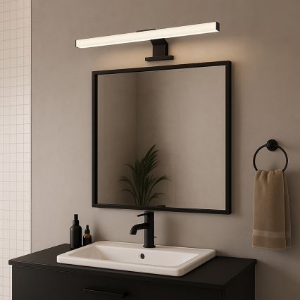 Rabalux - LED Kopalniška osvetlitev za ogledalo LED/9W/230V IP44 60 cm črna