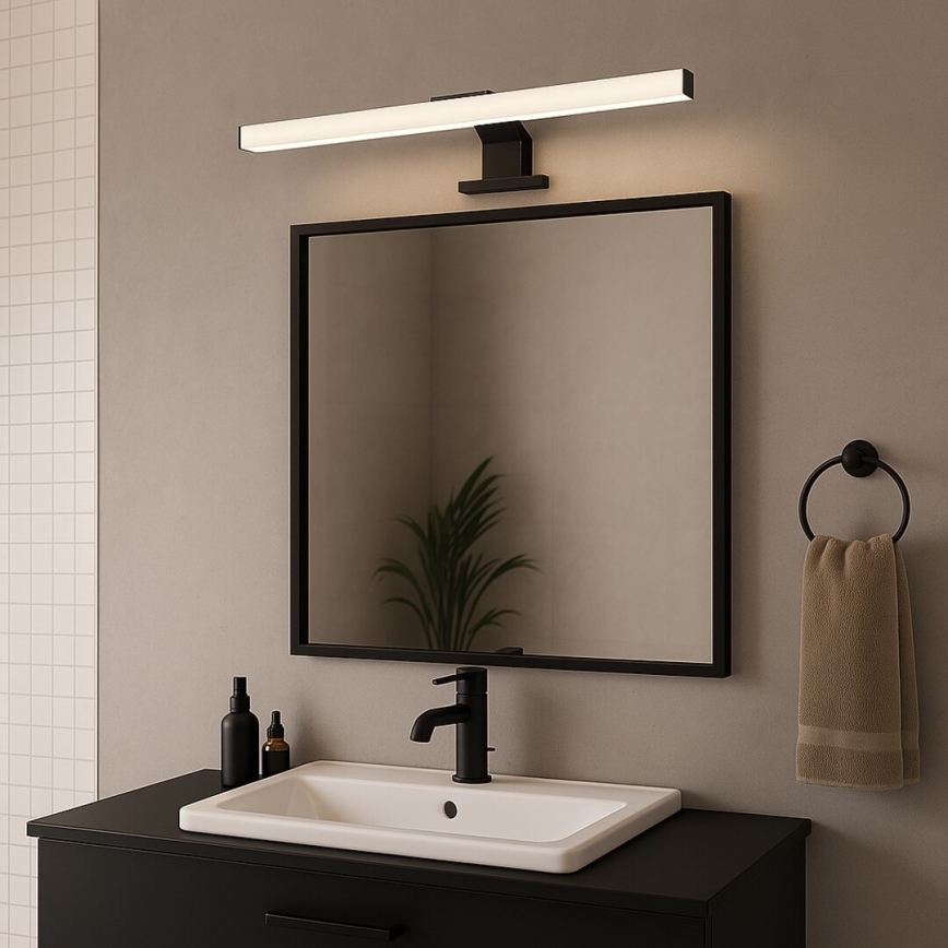 Rabalux - LED Kopalniška osvetlitev za ogledalo LED/9W/230V IP44 60 cm črna