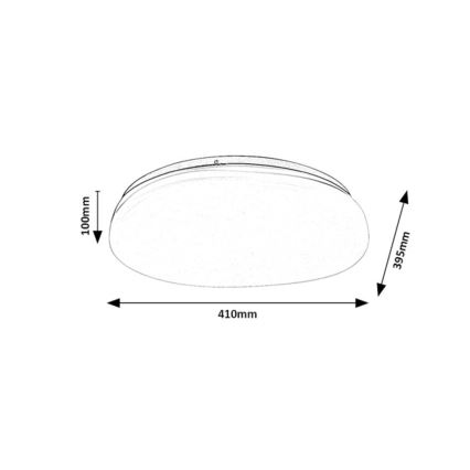 Rabalux - LED stropna svetilka za kopalnico LED/24W/230V IP44 Ø 41 cm