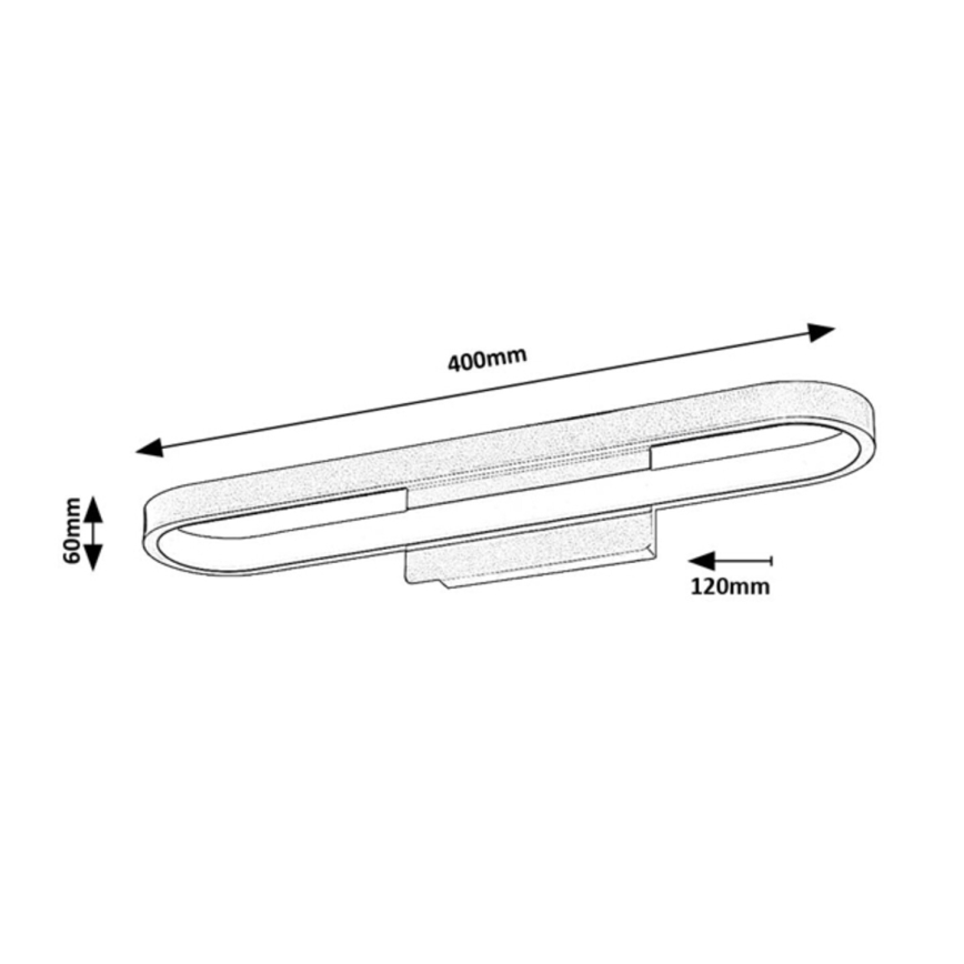 Rabalux - LED kopalniška osvetlitev za ogledalo LED/15W/230V IP44 40 cm